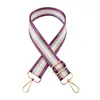 Correa de Nuevo Estilo Transfronteriza de 3.8 cm de Ancho Plateada Brillante para Bolsos de Mujer, Correa Larga de Hombro de Repuesto, Correa Cruzada de un Solo Hombro
