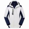 Chaquetas para Exteriores para Hombres y Mujeres, Chaquetas Tres en Uno, Ropa de Trabajo Engrosada, Chaquetas de Trabajo Cortavientos de Otoño e Invierno con Logotipo Personalizado