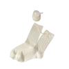 Calcetines para Mujer Primavera y Verano Estilo Ballet Blanco Lazo Malla Calcetines Medios Ins Modernos Calcetines Zhuji Calcetines Lindos para Mujer