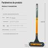 Cor de correspondência de tamanho pequeno pincel de janela de tela de limpeza artefato molhado e seco escova de janela de tela doméstica removível e lavável escova de limpeza de janela de tela