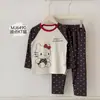 Colección Otoño 2026 Pijamas Infantiles Algodón Puro Clase A Conjunto de Ropa Interior para Bebé Ropa de Casa para Niñas Ropa y Pantalones de Otoño para Niños