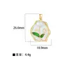 Moda Joker DIY Semiacabado Microincrustado Chapado en Cobre Accesorios de Girasol Accesorios Populares Europeos y Americanos Colgantes de Estrella