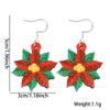 Brincos Temáticos de Natal Sino Boneco de Neve Papai Noel Brincos Decorações de Natal Feriado Criativo Brincos de Desenho Animado