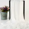 Lenço de Seda Grande de Cor Sólida de Seda Sintética para Verão Toalha de Praia à Beira-Mar Lenço Longo de Chiffon para Primavera e Verão Xale Plissado