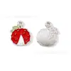 Serie de Frutas Joyería con Goteo de Aceite Accesorios Colgantes DIY Aleación Fresa Cereza Cadena para Teléfono Móvil Llavero Colgante Hecho a Mano