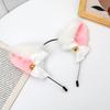 Horquilla coreana de peluche con orejas de gato para mujer, diadema de zorro para lavado de cara de celebridades de Internet, accesorios para el cabello para espectáculos de fotos en vivo