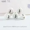 Amazon Xiyin Venda Quente 6x 10mm Contas Cerâmicas com Alfabeto Material para Fazer Pulseira DIY Infantil Conjunto de Contas