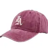 Gorra de Béisbol Bordada de Tela Lavada Transfronteriza Europea y Americana 2024 Gorra de Sol con Protección Solar Vintage para Mujeres Gorra de Street Dance para Hombres