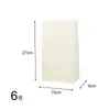 Embalagem Personalizada de Sacola de Papel Kraft Branco Saco de Armazenamento de Papel Atacado Embalagem à Prova de Óleo para Panificação Fundo Quadrado Papel para Alimentos