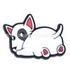 Perro Shiba Inu de dibujos animados lindo zapatillas decorativas flor de dibujos animados zuecos accesorios DIY hebilla plástico blando PVC hebilla de zapato epoxi