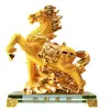 Enfeite Cavalo Dourado do Zodíaco: Sucesso Instantâneo, Decoração Atratora de Riqueza para Mesa de Escritório, Balcão de Caixa, Cerimônia de Inauguração, Presente de Aniversário