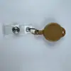 Fivela Retrátil de Cor Sólida 25mm, Porta-Crachá Retrátil, Fivela para Cordão, Fivela para Fita, Armazenamento Portátil para Porta-Cartões
