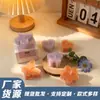 Nueva Flor Mariposa Corazón Cáscara de Plástico Vela de Cera de Té Velas Aromáticas Atmósfera Confesión Propuesta Decoración Arreglo