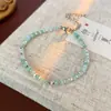 Pulseira Versátil de Cristal Natural Otimizada com Contas de Cristal Nicho Joia de Moda de Luxo Leve Atacado para Mulheres