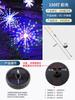 Lámpara solar LED de fuegos artificiales con diseño de diente de león para bodas, lámpara decorativa para jardín, lámpara de alambre de cobre, lámpara impermeable para césped al aire libre.