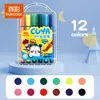 Canetas Hidrográficas Carimbos Laváveis Cor Verdadeira para Estudantes, Canetas de Desenho Artístico, Canetas Coloridas Não Tóxicas para Crianças e Jardim de Infância Venda por Atacado