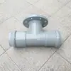110*90 PVC Rígido Duas Rolamentos Uma Face Três Vias Dn100*80 PVC Duas Rolamentos Uma Face Três Vias 4*3polegadas Rolamento Face Plana Três Vias