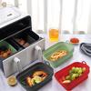 Nova Air Fryer Silicone Assadeira Dobrável Quadrada Air Fryer Bandeja Silicone Pad Assadeira Spot
