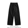 Nuevos Pantalones Casuales Rayados de Seda de Hielo de Alta Calidad para Hombre, Estilo Americano, Caída Suelta, Moda Tendencia Pierna Recta, Tallas Grandes