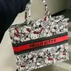 2024 nueva bolsa de compras tridimensional de gran capacidad tipo tote bolso de mano de lona bolso de mano tipo tote hellokitty bolsa para el trabajo