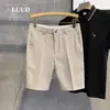 Calça Bermuda Casual de Verão Fina Versátil Slim Fit Estilosa Estilo Coreano Tendência Bermuda de Praia