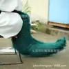 Orelha de besta de pelúcia grande feita à mão cauda de besta acessórios de joias para cosplay cauda de raposa Cauda de Lobo acessórios de cauda de gato