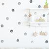 Nuevo FX-F273, pegatina de pared con diseño de puntos de acuarela gris para dormitorio, armario, refrigerador, porche, bricolaje, decoración del hogar