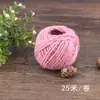 Cuerda de Cáñamo de Color de 2 mm para Etiquetar Cuerda para Fotos Hecha a Mano Decoración de Pared para Entorno Fotográfico Uso DIY Decoración Hecha a Mano Cuerda de Cáñamo Tejida