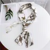 Bufanda larga nueva bufanda pequeña para mujer de Corea del Sur primavera y otoño bufanda fina estrecha de doble cara corbata de moda decorativa
