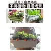 Balcón Hollen maceta para verduras plantas de maceta para el hogar maceta rectangular para verduras con soporte colgante juego entrega de una pieza