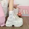 Zapatos de Papá Lindos de Suela Gruesa Ultraligeros para Mujer 2026 Nuevos Zapatos Casuales Versátiles Ligeros que Aumentan la Altura Zapatillas para Estudiantes