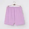 Pantaletas de Color Sólido Finas de Verano para Mujer, Pantalones Cortos tipo Boxer para Mamá, Talla Grande Holgados Transpirables para Adultos Mayores, Calzoncillos tipo Boxer para Mayores