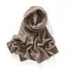 Nova coleção outono e inverno: cachecol de cashmere de cor sólida, com trama aberta, para mulheres, oferecendo calor, conforto e um estilo versátil e minimalista
