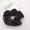 Conjunto de Correspondência Transfronteiriça de 12 Cores, Tamanho Grande de 10cm, Faixa de Veludo Não Danificadora, Flor de Veludo para Cabelo, Elástico de Cabelo, Faixa de Cabelo Fofa, Cuidados com o Cabelo