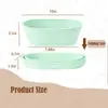 Cesta de silicona para fermentar pan, Suministros de horneado de pan de masa madre ovalados, Recipientes plegables de 10 pulgadas para fermentar masa, para levar y hornear, Kit esencial para hacer masa madre, Regalos para panaderos, mujeres, hombres, mamá, esposa