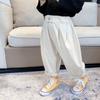 Conjunto Informal de Dos Piezas para Niñas: Camiseta con Etiqueta y Pantalones Sueltos, Moda Estilo Coreano para Niñas Jóvenes y Niños Pequeños, Conjunto con Estilo
