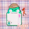 Pizarra de Dibujo Borrable de Dibujos Animados para Niños Preescolar Educación Temprana Pizarra de Escritura y Garabateo de Doble Cara Pizarra de Mensajes Borrables para Estudiantes
