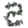 Simulación de plástico artificial, agujas de pino navideñas, ratán, colgante de pared, decoración de ventanas de Año Nuevo, adornos de plantas verdes para mesa de comedor del hogar