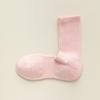 Calcetines de Primavera y Verano para Mujer, Calcetines de Puro Algodón hasta la Mitad de la Pantorrilla, Calcetines Deportivos Antiolor y Absorbentes de Sudor para Mujer con Ángulo Recto, Calcetines Deportivos Antideslizantes que Ceñen la Cintura, Calcetines sin Costuras para Mujer