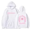 Moletom com Capuz de Lã Forrado com Estampa de Marca Tendência de Nicho Outono/Inverno para Casais Jaqueta Moletom Casual Solta da Moda para Homens