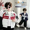 Jaqueta de Outono para Meninos 2026 Novo Modelo para 3-5 Anos, Jaqueta Esportiva para Primavera e Outono, Estilo Coreano Roupas Infantis Legais e Estilosas