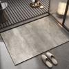 Alfombrilla de baño antideslizante y absorbente para puerta de inodoro, de diatomeas, de secado rápido