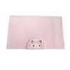 Manta com Chapéu Menina Fofa Pelúcia Lindo Xale Manto Coração Rosa Dia Laço Chapéu de Cordeiro Tem Que Amar Rosa Desenho Animado Música