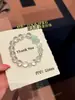 Ting LingPulsera de Cristal de Cristal Blanco Natural Original Fluorita Verde Piedra Lunar Azul Hielo de Verano Transparente Fresco Ximu