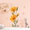Variedad de Mariposas Florales Frescas Creativas Pegatinas de Pared Pintadas a Mano Dormitorio Sala de Estar Fondo del Hogar Pegatinas Decorativas de Atmósfera