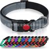 Collar Reflectante de Nailon para Mascotas Transfronterizo Collar para Gato y Perro Amazon Ajustable Reflectante Collar para Gato y Perro Fábrica Autoproducido