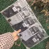 Yunge Mei Estilo Nuevo Otoño/Invierno Calcetines de Algodón para Hombres y Mujeres de Media Pantorrilla Color Sólido Negro y Blanco Calcetines de Negocios al por Mayor