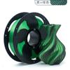 Filamento de Impressão 3D Toksen3D Pla Seda Duas Cores 1Kg Filamento para Impressora 3D Filamento Pla Seda