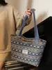 Bolsa de Lona Grande para la Escuela y el Viaje Diario, Nueva Bolsa Tote Estilo Étnico 2026 para Mujeres, Bolso de Hombro Versátil para Mujeres