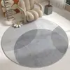Tapete Redondo Transfronteiriço, Tapete de Veludo Cristal para Cadeira de Computador de Estudo, Tapete Antiderrapante, Tapete de Proteção de Piso, Tapete para Quarto ao Lado da Cama